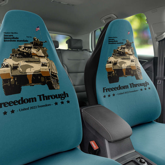 Freedom Through <br>Tank Mandate. Seat Covers <br> Ocean