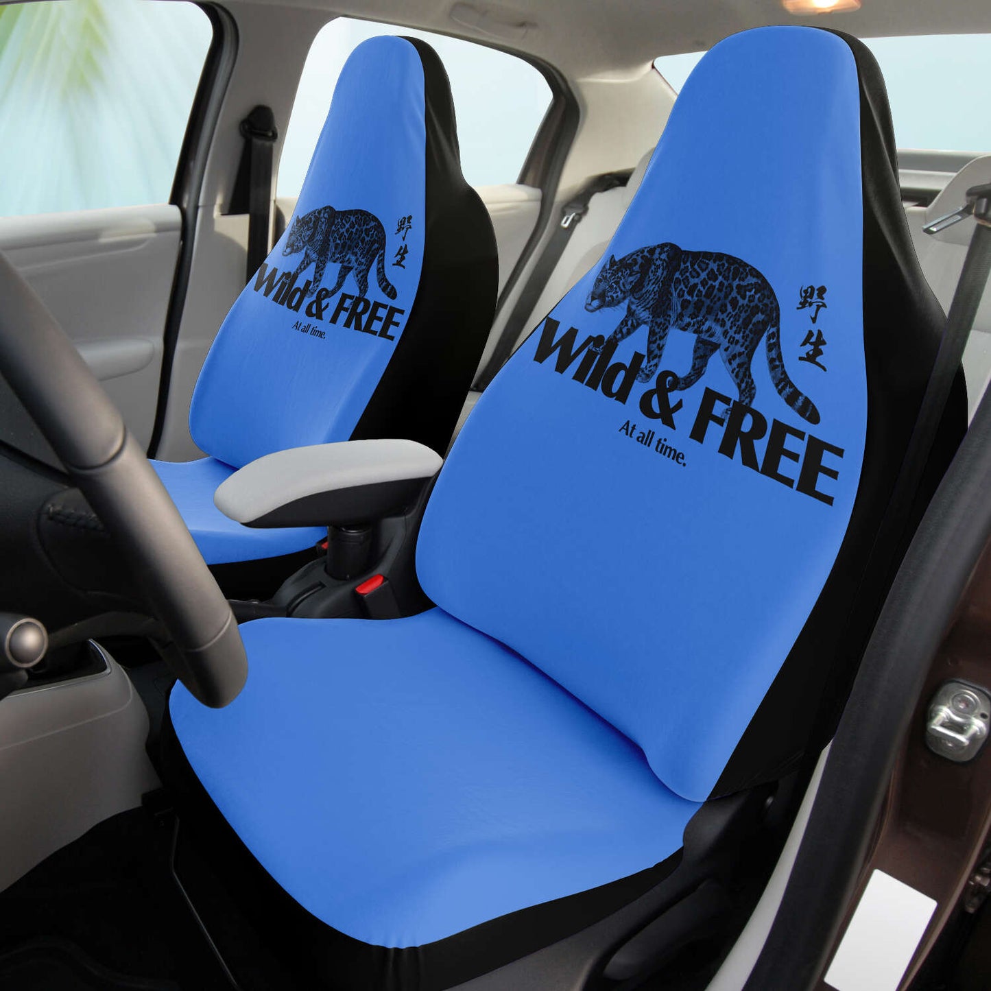 Wild & Free, at all time. 🐯 Panther Seat Covers Blue