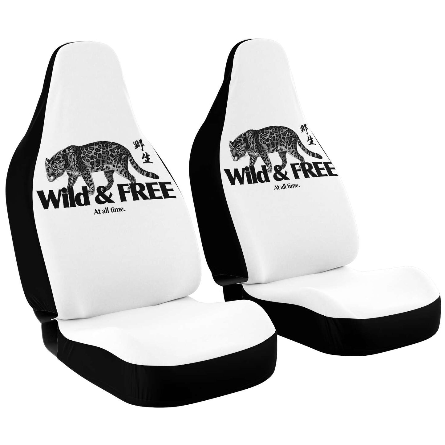 Wild & Free, at all time. 🐯 Panther Seat Covers White
