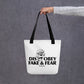 Disobey Fake & Fear  Tote bag