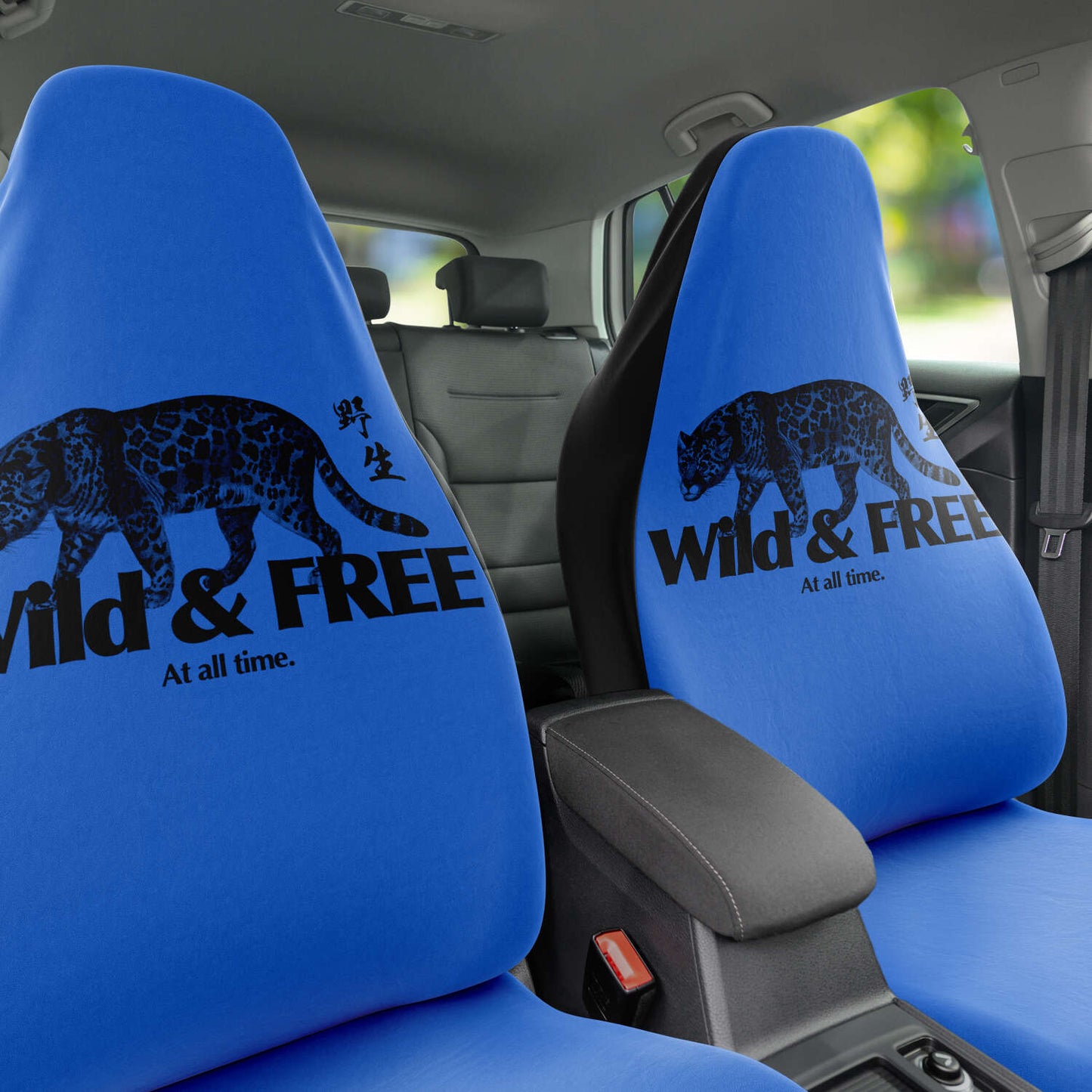 Wild & Free, at all time. 🐯 Panther Seat Covers Blue