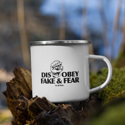 Disobey Fake & Fear ( At all time) Mug