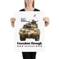 Freeedom Through Tank Poster