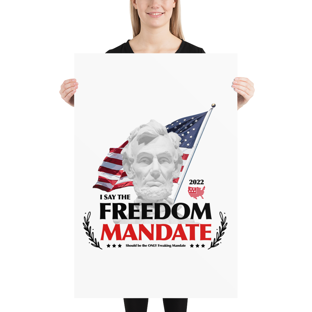 Freedom Mandate Poster