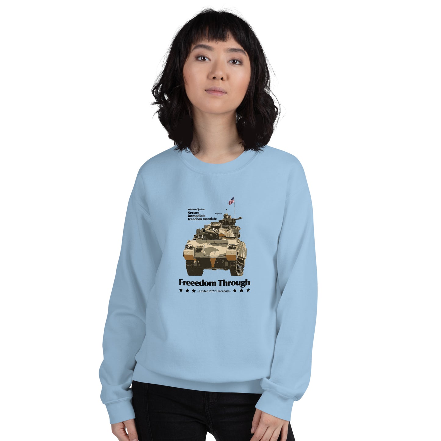 Freeedom Through Tank Sweatshirt